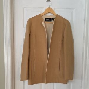 Dana Buchman Camel Open Front Jacket